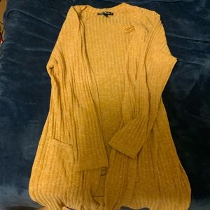 Mustard Yellow Fall Cardigan New